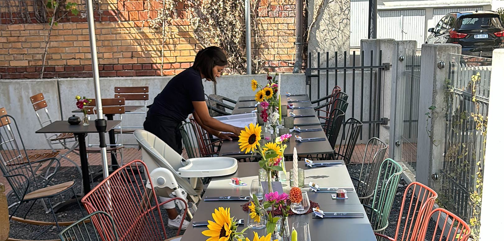 Weinstube mit Außenbereich